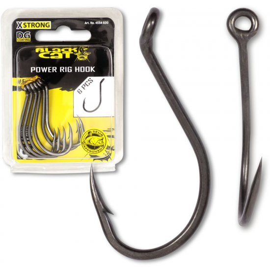 Black Cat Power Rig Hook DG - 6 piezas