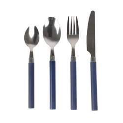 Bo-Camp Cutlery Set 4 Pieces 1 Person In a box Navy