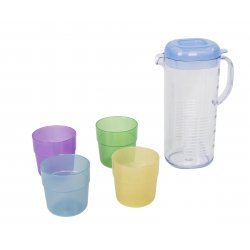 Bo-Camp Lemonade can With 4 glasses