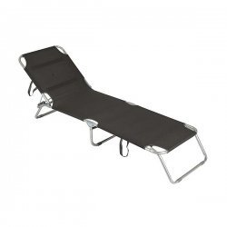 Bo-Camp Sun lounger 3 Positions Anthracite
