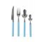 Bo-Camp Cutlery Set 4 Pieces 1 Person In a box Steelblue