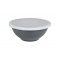 Bo-Camp Bowl with lid 100% Melamine 15.7cm TwoTone Grey