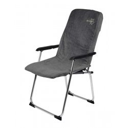Bo-Camp Chair cover S Universal Padded terry cloth Grey