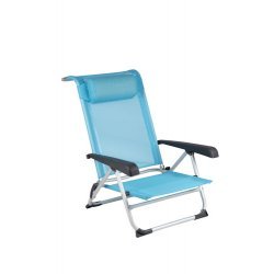 Bo-Camp Beach chair SaintTropez Blue