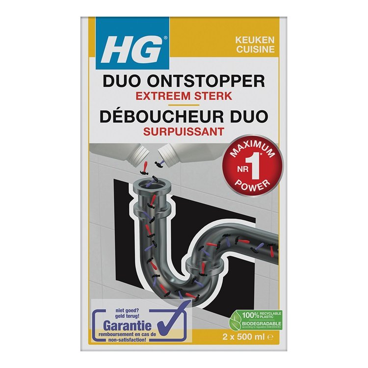 HG Duo Desbloqueador 1L - HG Duo Unblocker 1L