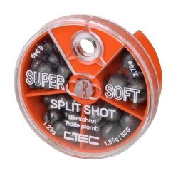 C-Tec Super Soft Split Shot 4 Compartimentos