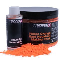 Paquete para hacer anzuelos duros CC Moore Fluoro Orange