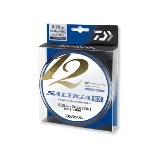Daiwa Saltiga 12 Trenza EX+Si Multi Color 0.14mm 600m