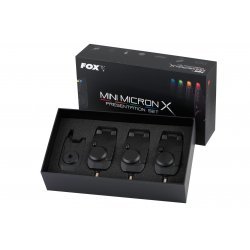 Juego de 3 cañas Fox Mini Micron X inc Hardcases