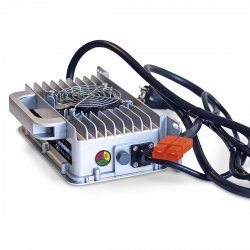 Cargador Jarocells 12V30A IP65 Conector Anderson Naranja Impermeable
