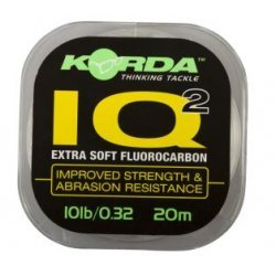 Eslabón de anzuelo de fluorocarbono extrasuave Korda IQ2