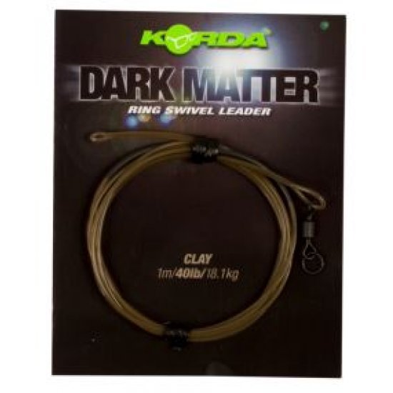 Korda Dark Matter Leader Anillo Giratorio 1.00m 40lb