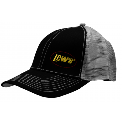 Gorra Lews Negro Gris Malla