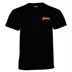 Camiseta negra de manga corta Lews