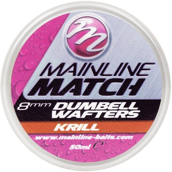 Mainline Match Dumbell Wafters Red Krill