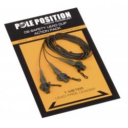 Pole Position CS Leadclip Leader Set 45lb Weed