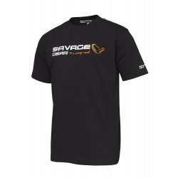 Camiseta con el logotipo de Savage Gear Signature, tinta negra