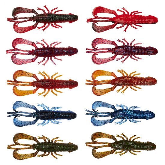 Savage Gear Reaction Crayfish 7.3cm 4g Negro N Azul 5 Piezas