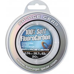 Savage Gear Soft Fluorocarbono 50m 0.33mm Claro