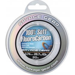 Savage Gear Soft Fluorocarbono 20m 0.60mm Claro