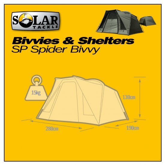 Bivvy de araña solar SP