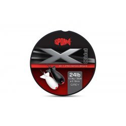 Spomb X Pro Trenza Gris 8+1 0.18mm 24lbs