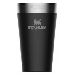 Stanley Adventure - Pinta de cerveza apilable de 0,47 l, color negro mate