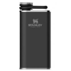 Petaca de boca ancha Stanley Classic Easy Fill de 0,23 l, color negro mate