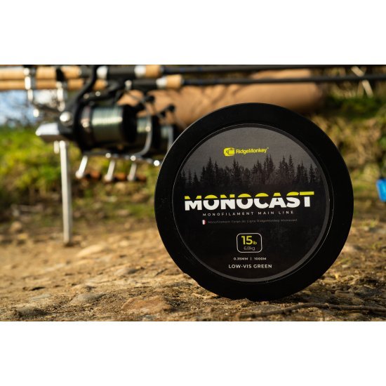 Línea principal de monofilamento RidgeMonkey MonoCast 0,40 mm 1000 m