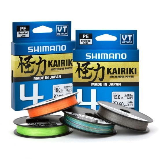 Shimano Line Kairiki 4 300m 0.28mm 26.0kg Multicolor