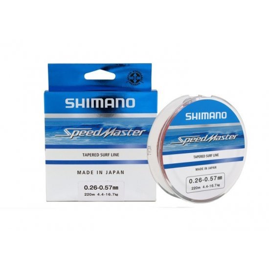 Shimano Line Speedmaster Surf Taper ld 10x15m 0.26-0.57mm Claro