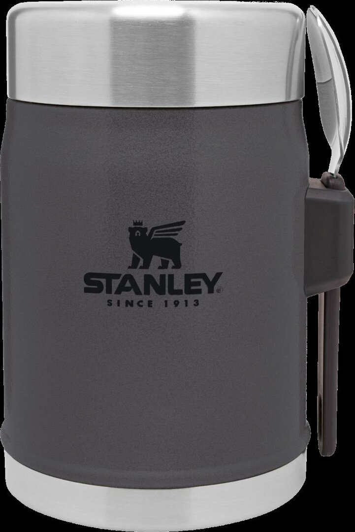  STANLEY Trigger Action - Taza de viaje de 0.47 L, color negro  mate, mantiene el calor durante 7 horas, termo de acero inoxidable sin BPA  para bebidas calientes, tazas de café