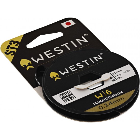 Westin W6 ST3 Fluorocarbono 20m 1.05mm Transparente