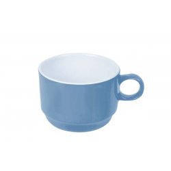 Bo-Camp Cup 100% Melamine 8,5x6,5cm Twotone Steel Blue