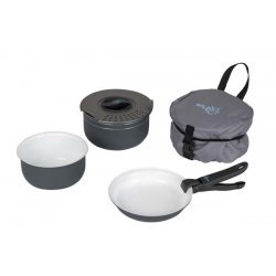 Bo-Camp Cookware Set Trekking 5 Pieces Ceramic coating