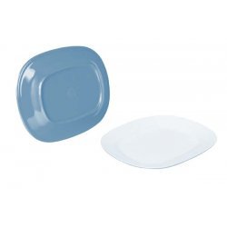 Bo-Camp Dish 100% Melamine 31x25x3cm Twotone Steel Blue